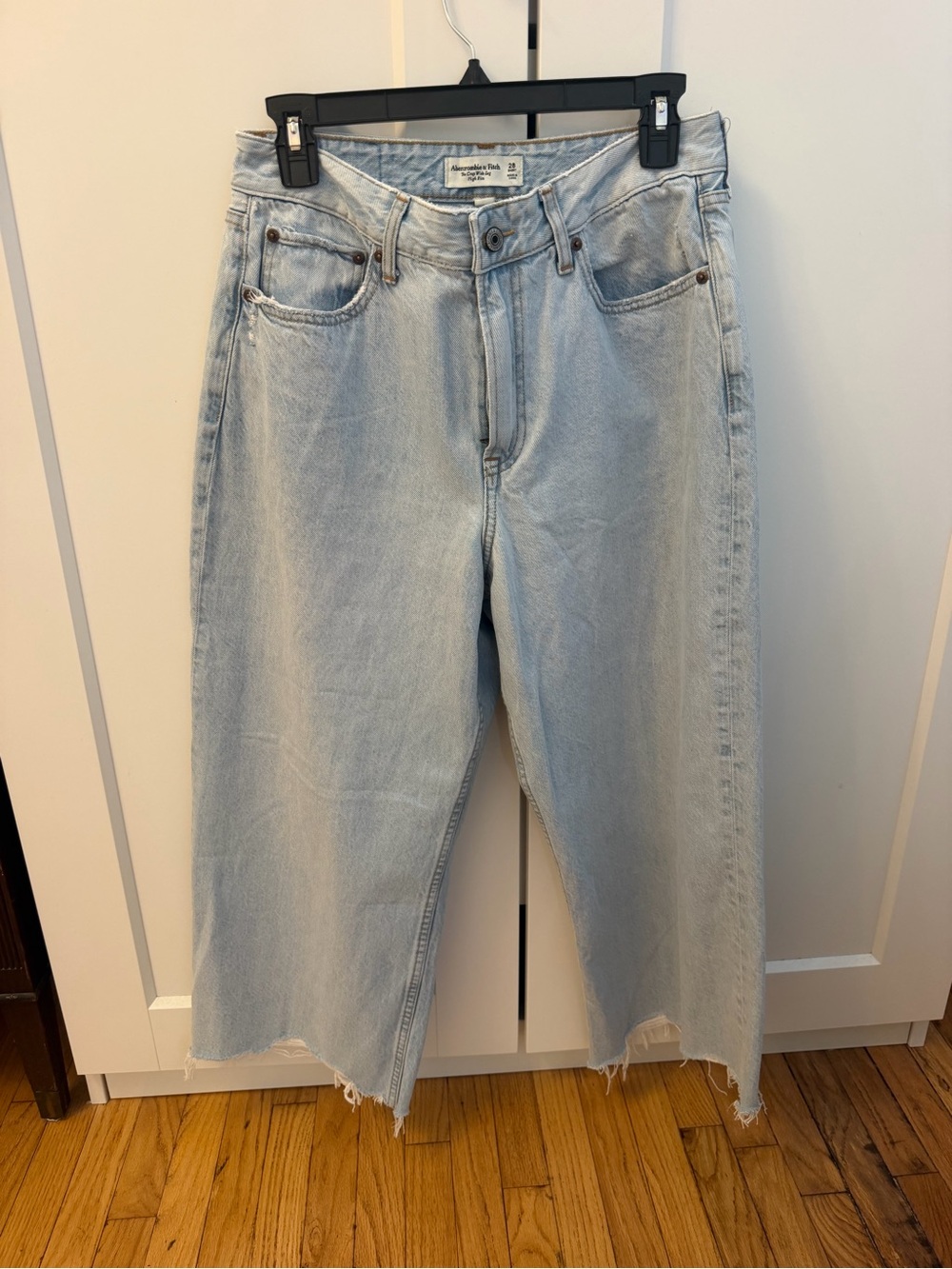 Abercrombie & Fitch Light Blue Wide Leg Jeans